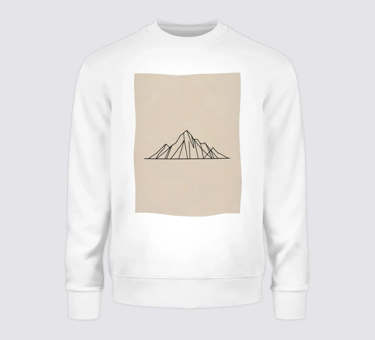 Line Art Mountain felpa da Botanical Gallery