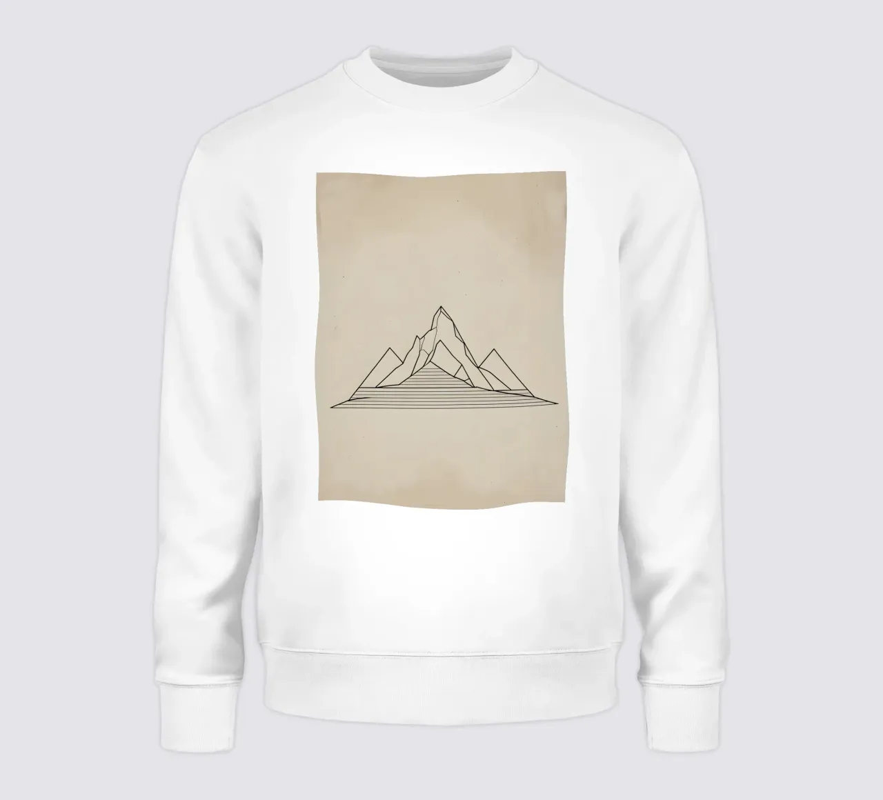 Line Art Mountain felpa da Botanical Gallery