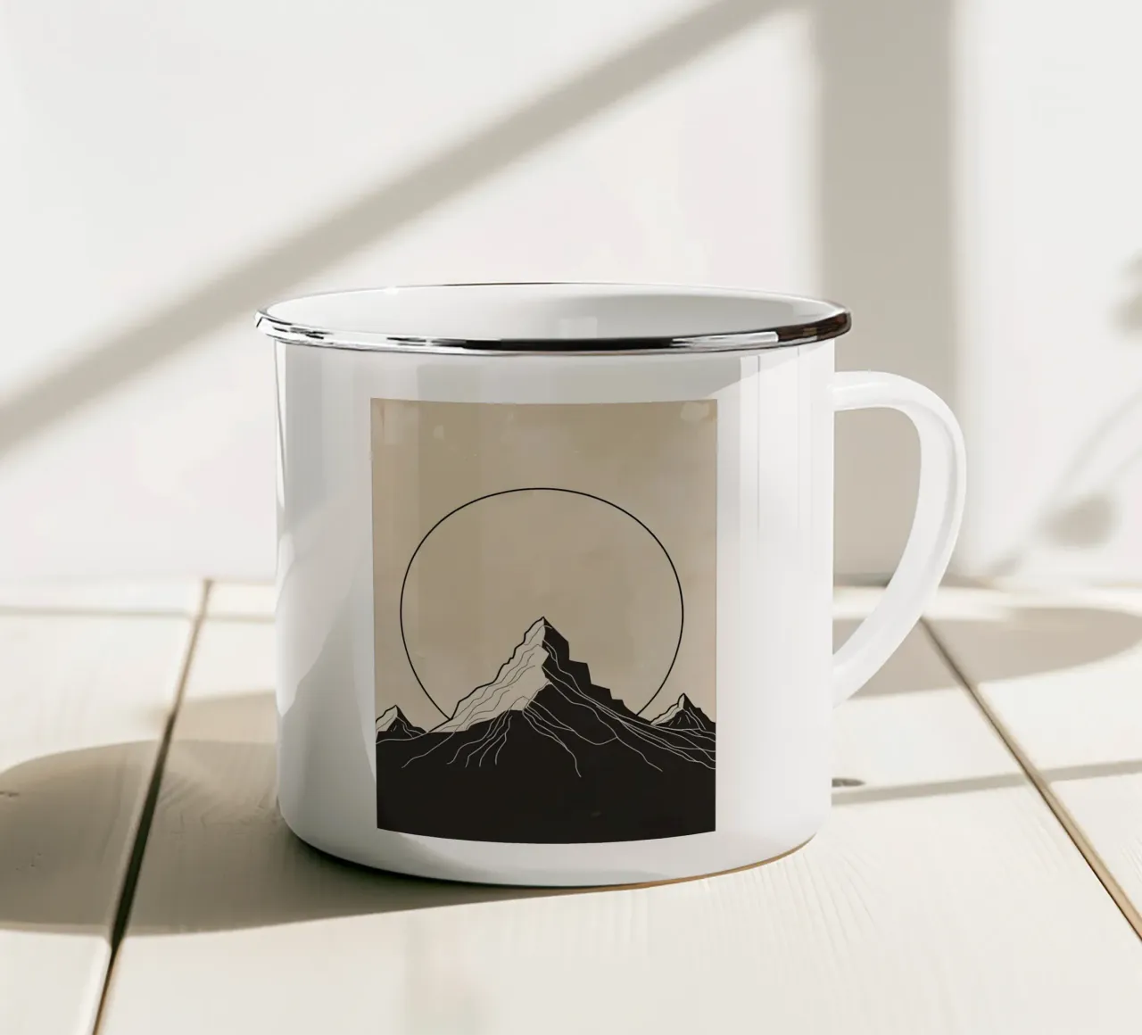 Montagna tazza in smalto da Botanical Gallery