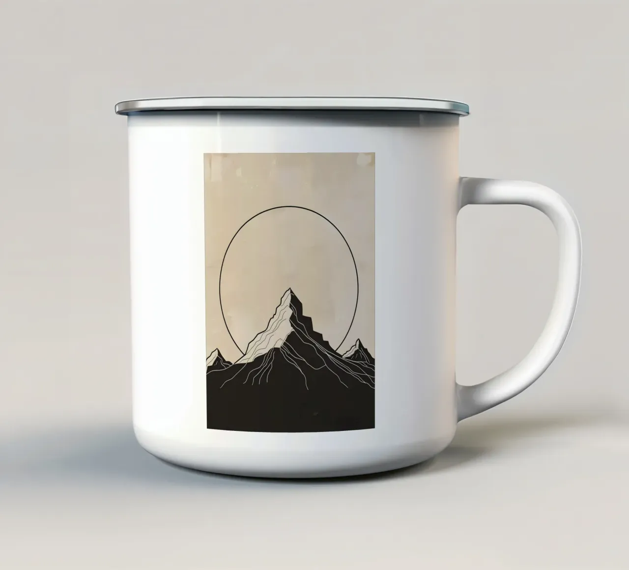 Montagna tazza in smalto da Botanical Gallery