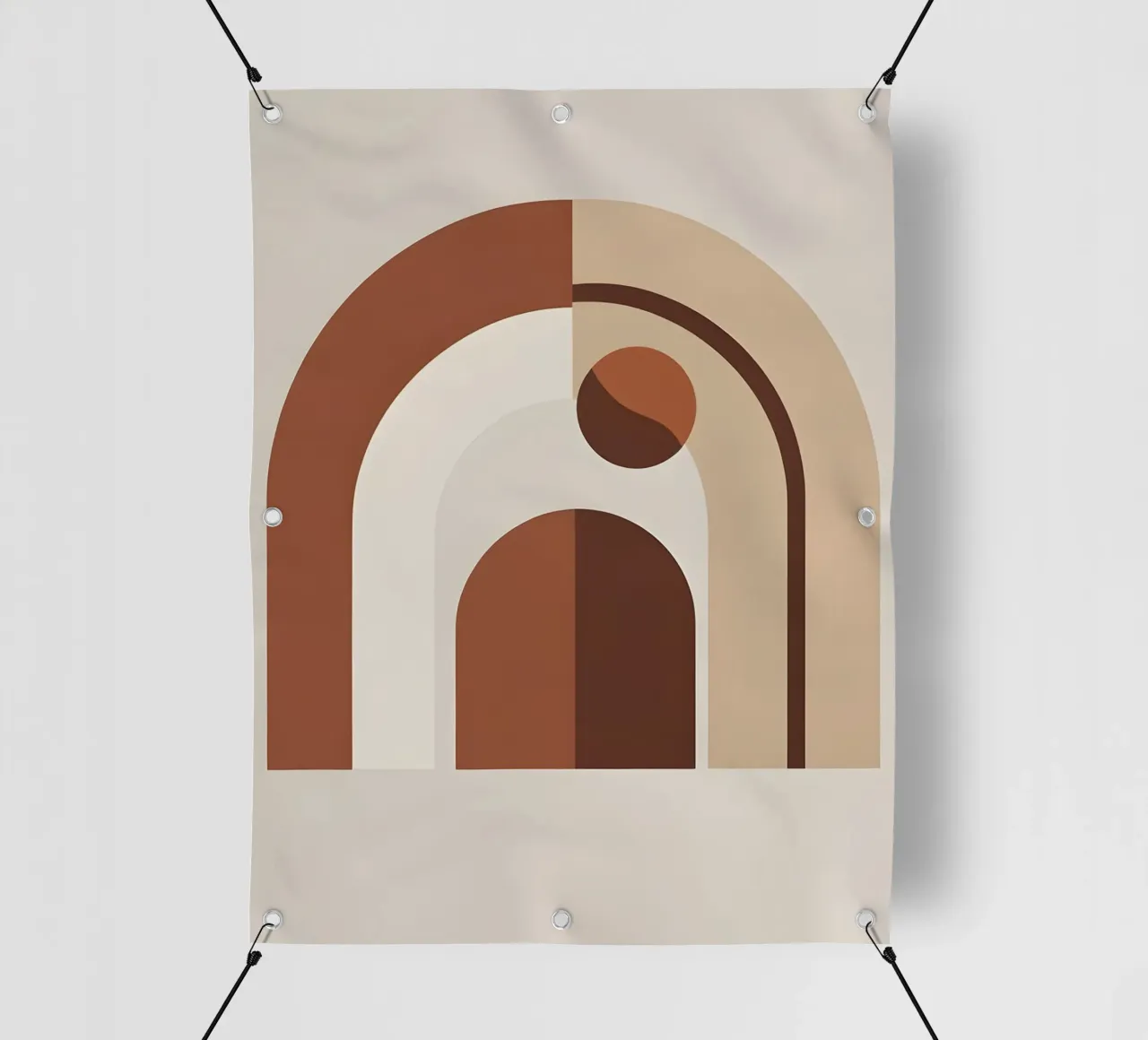Forme ad arco telo in pvc da Botanical Gallery