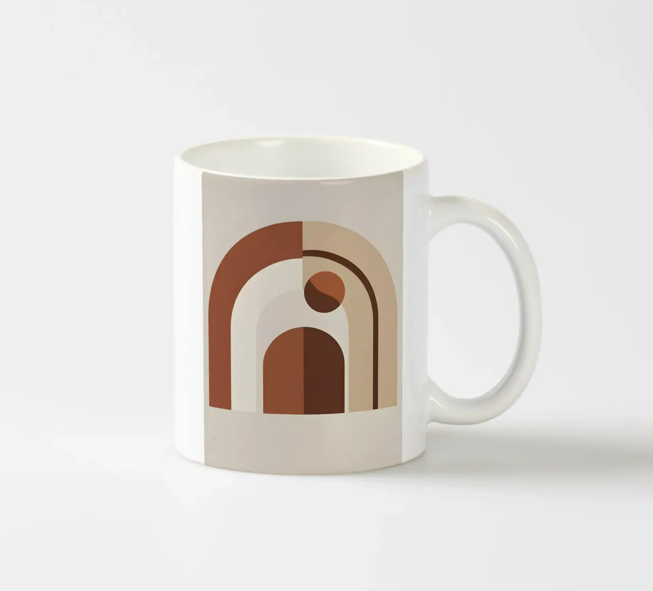 Forme ad arco tazza in ceramica da Botanical Gallery