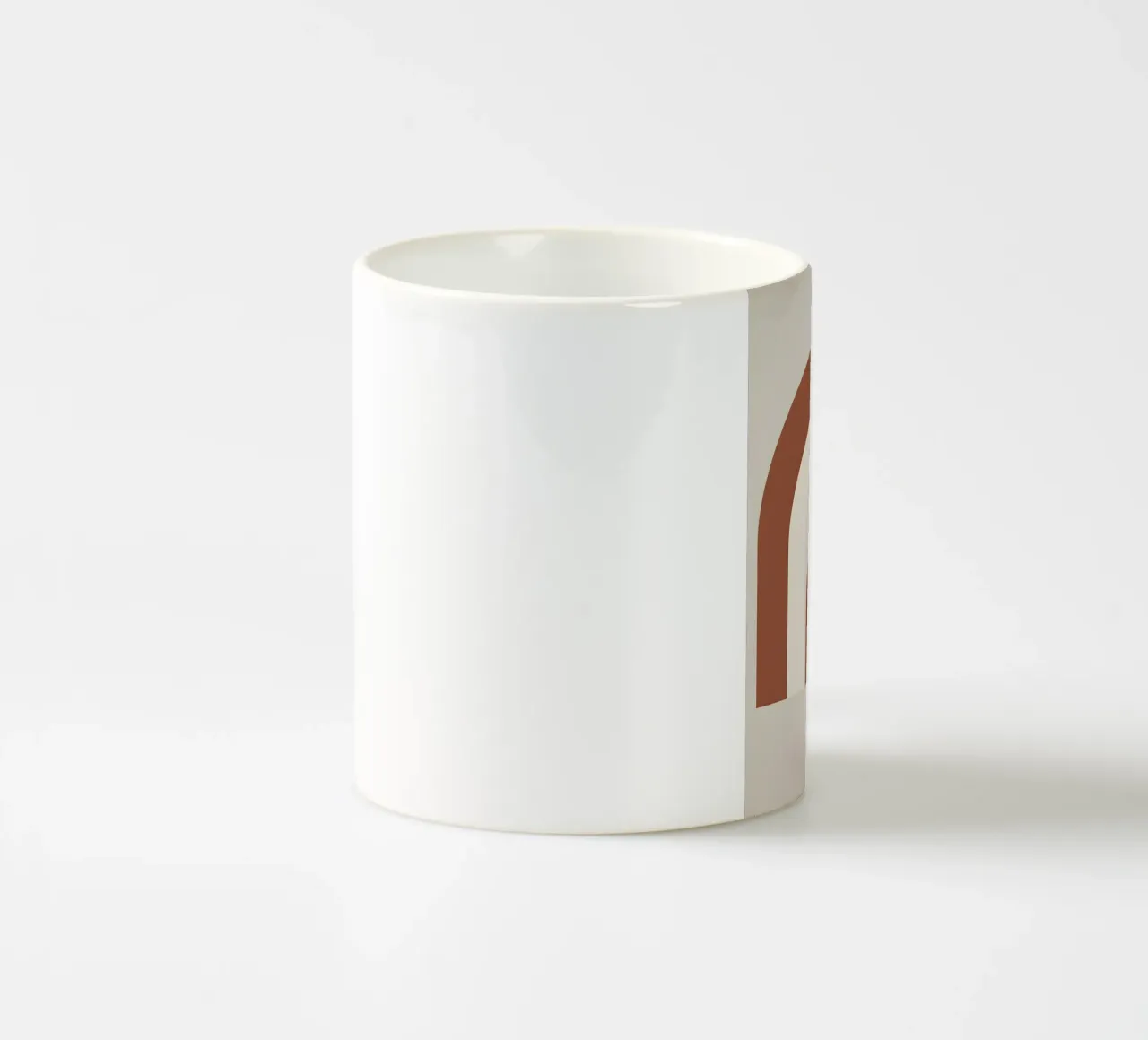 Forme ad arco tazza in ceramica da Botanical Gallery