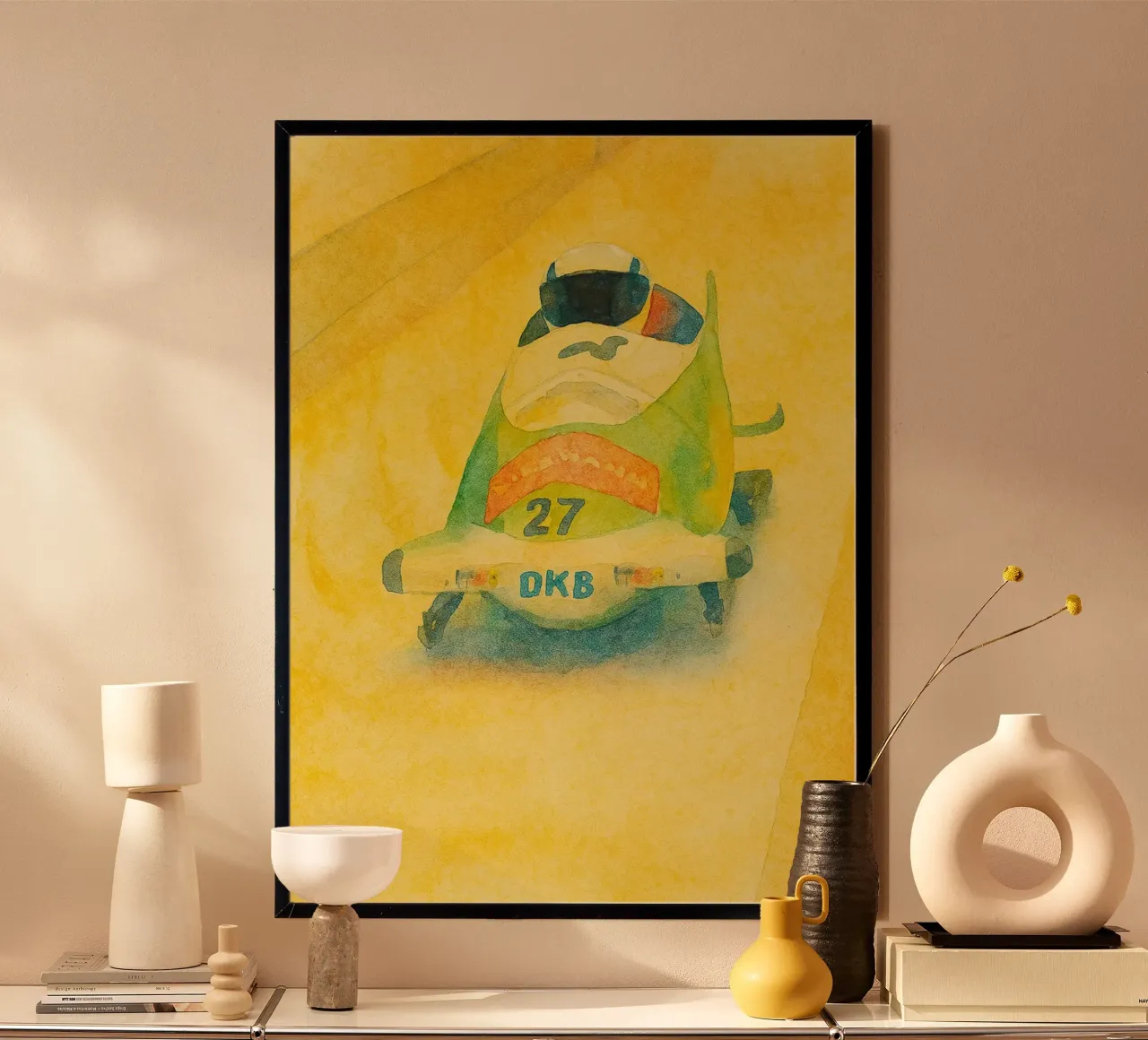 bob pittura sport estremo poster da warsilaw