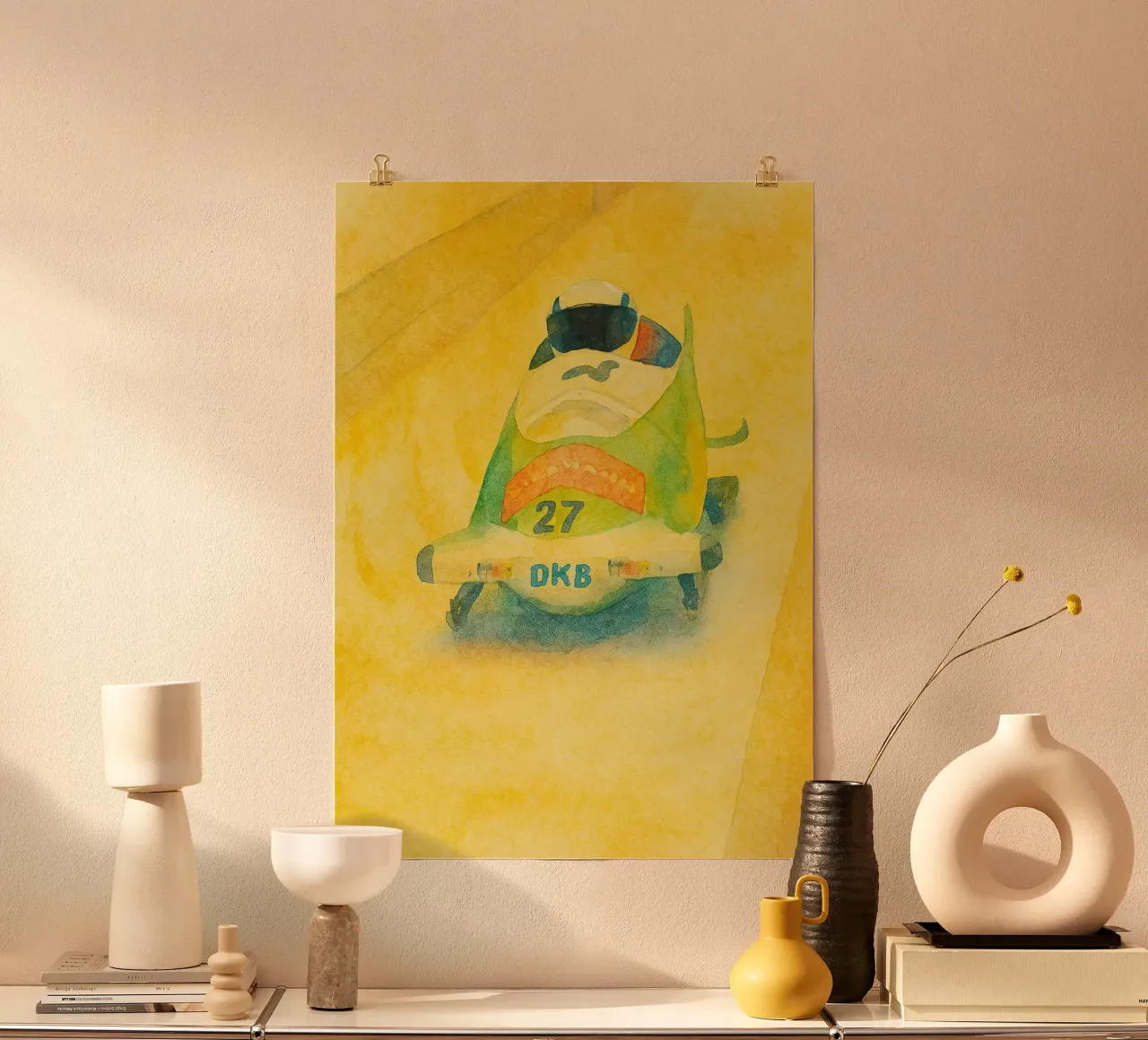 bob pittura sport estremo poster da warsilaw
