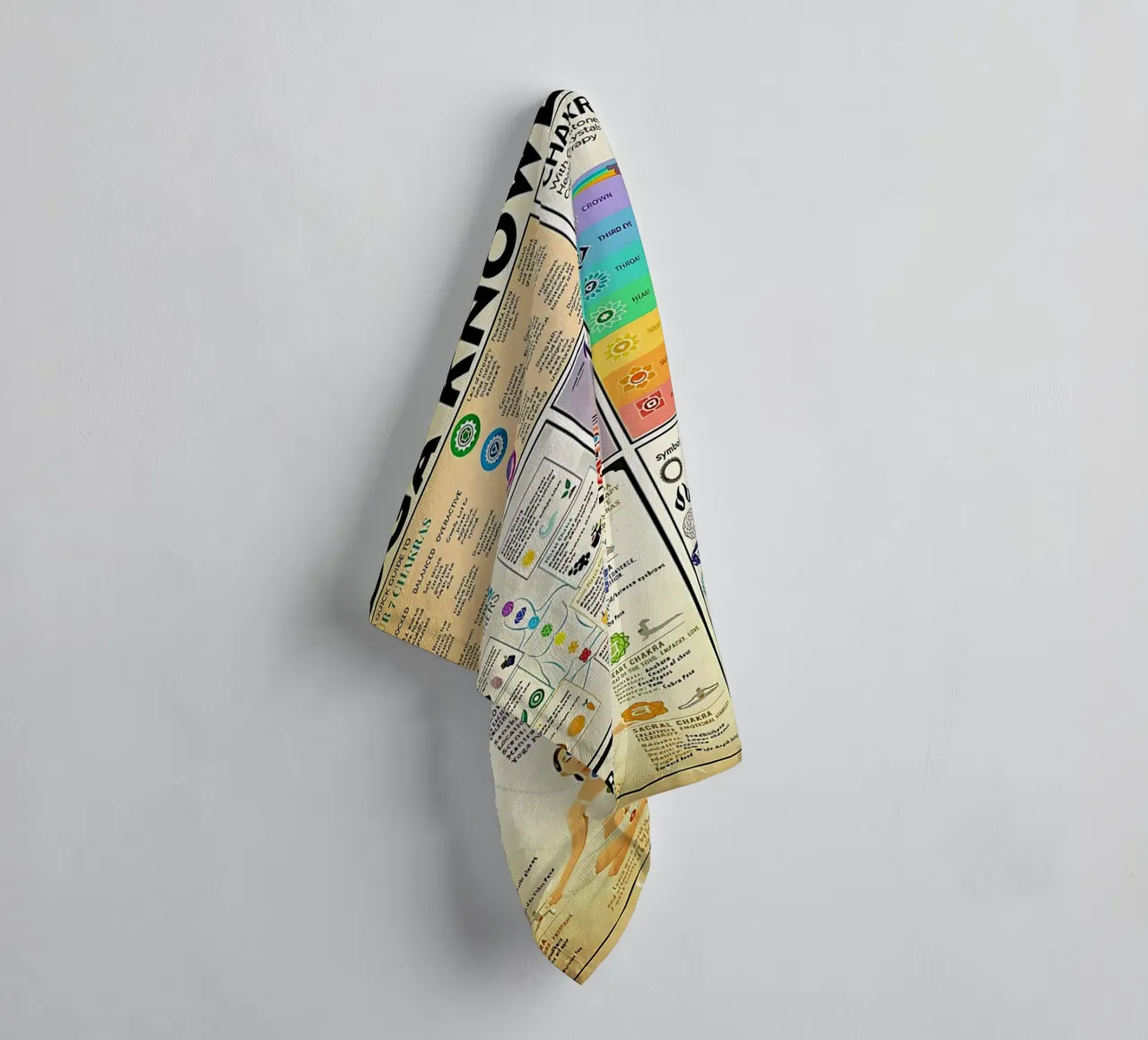 Chakra Balancing Knowledge towel by coley