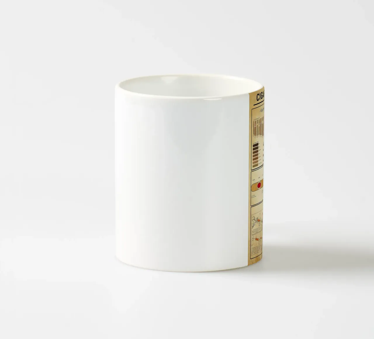 Conoscenza del sigaro tazza in ceramica da coley