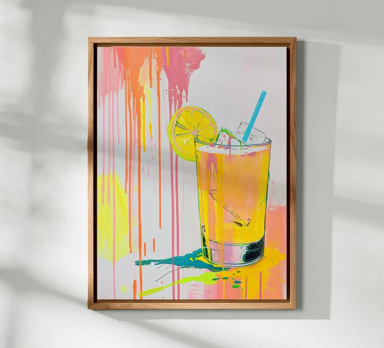 Drink mit Zitrone alluminio dibond da Yaso Design & Art