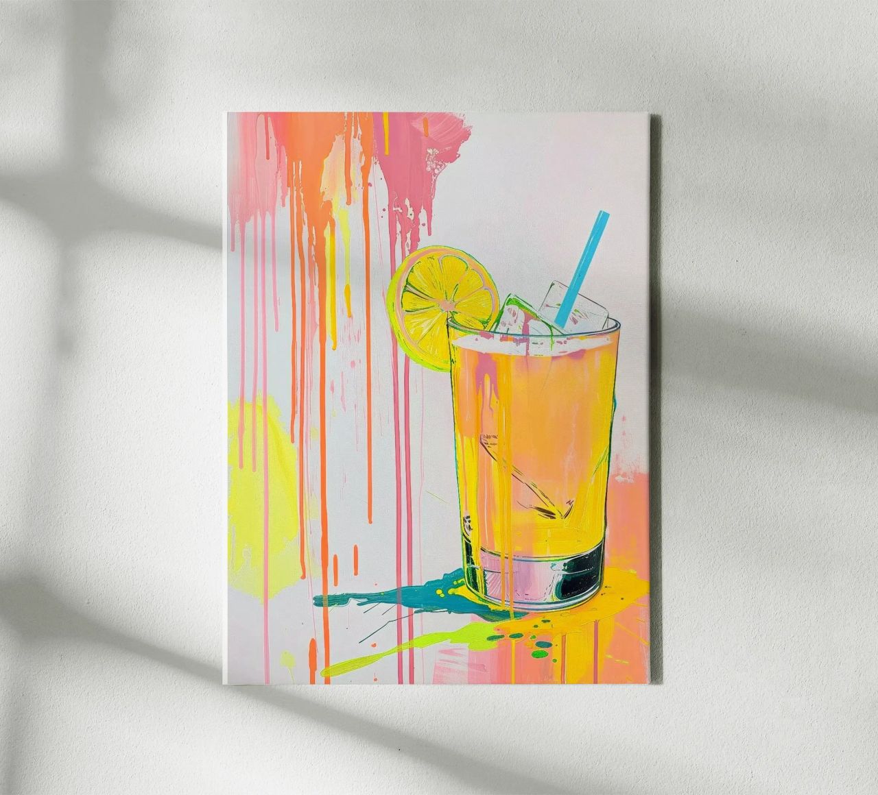 Drink mit Zitrone tela da Yaso Design & Art