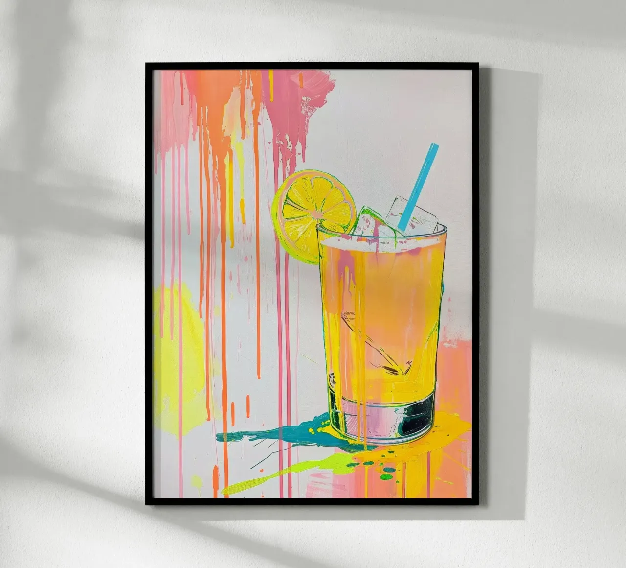 Drink mit Zitrone poster da Yaso Design & Art