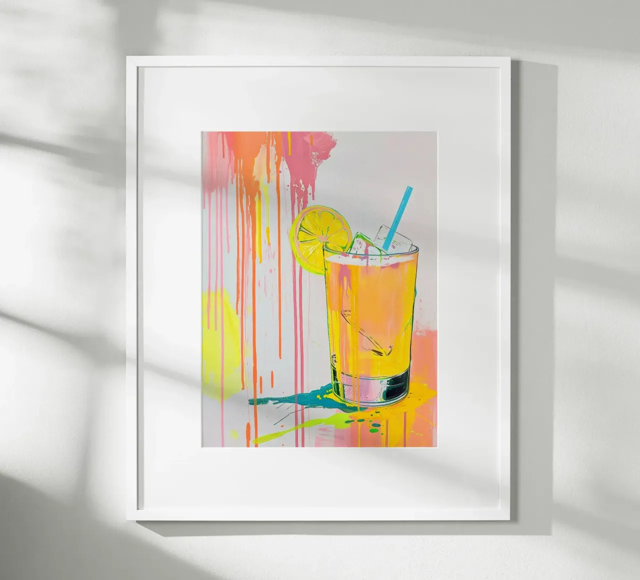 Drink mit Zitrone poster da Yaso Design & Art
