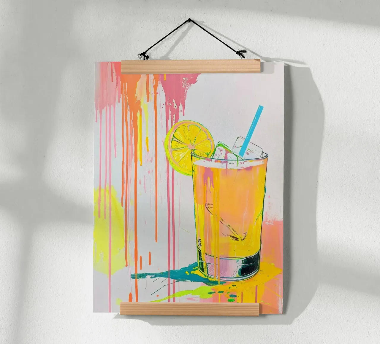 Drink mit Zitrone carta hahnemühle da Yaso Design & Art