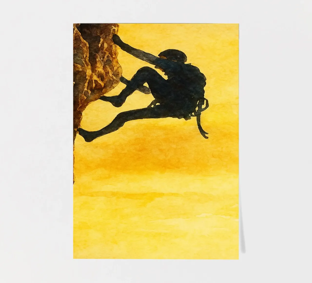 gratis klimmen extreme sport schilderen stickervel van warsilaw