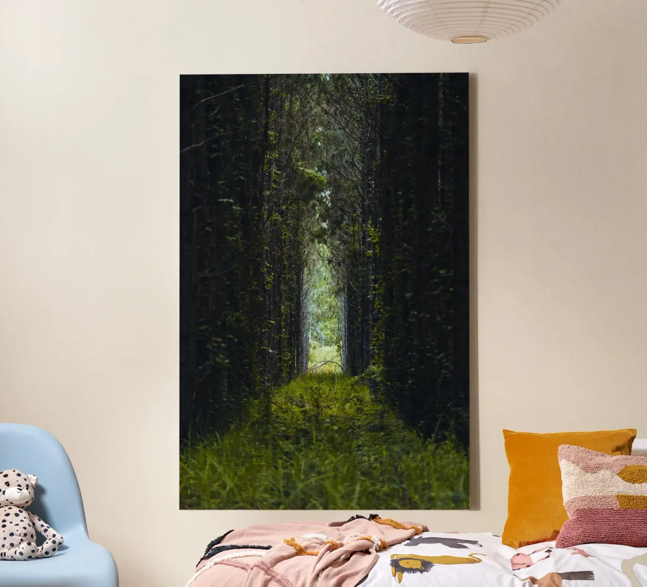 roadway made by grass canvas with Floater frame by mip of map