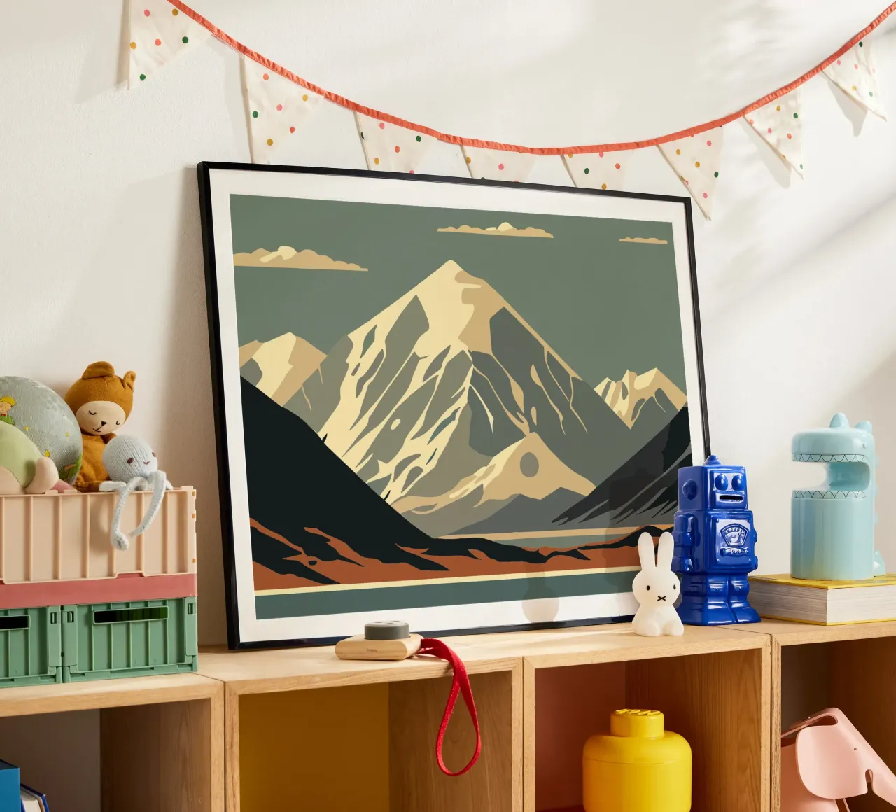 moutain in ice poster da mip of map