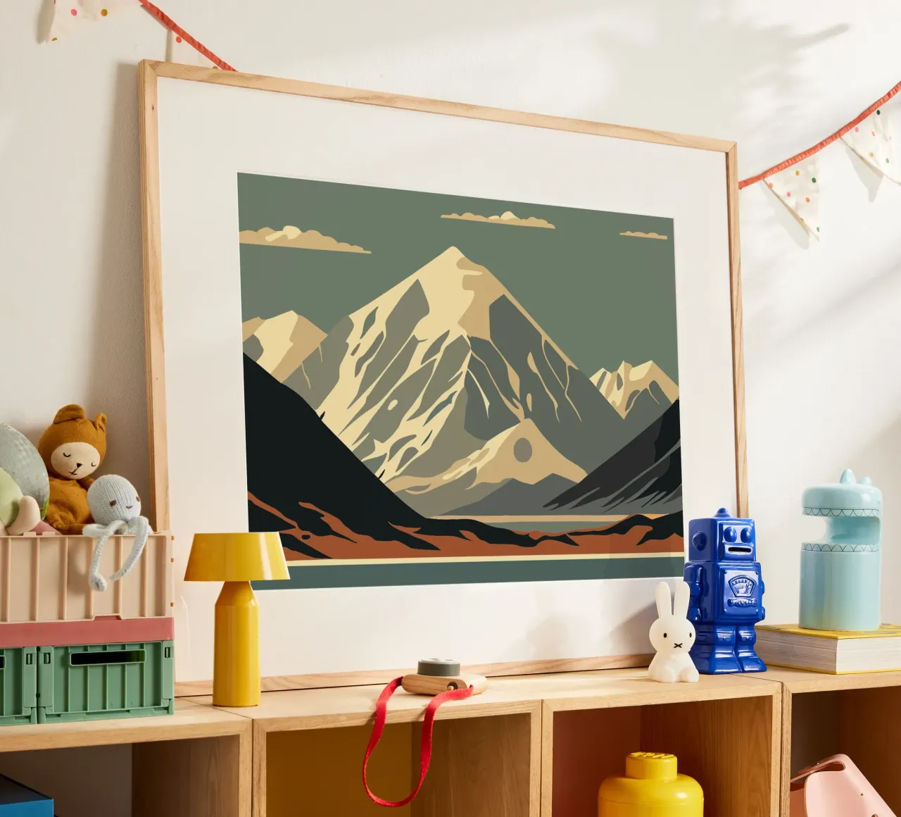 moutain in ice poster da mip of map