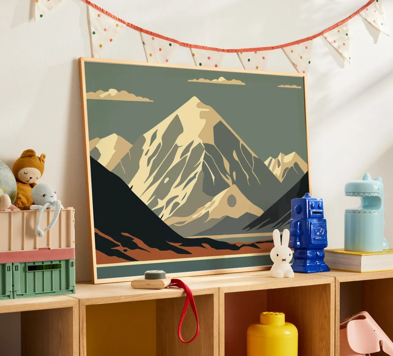 moutain in ice poster da mip of map