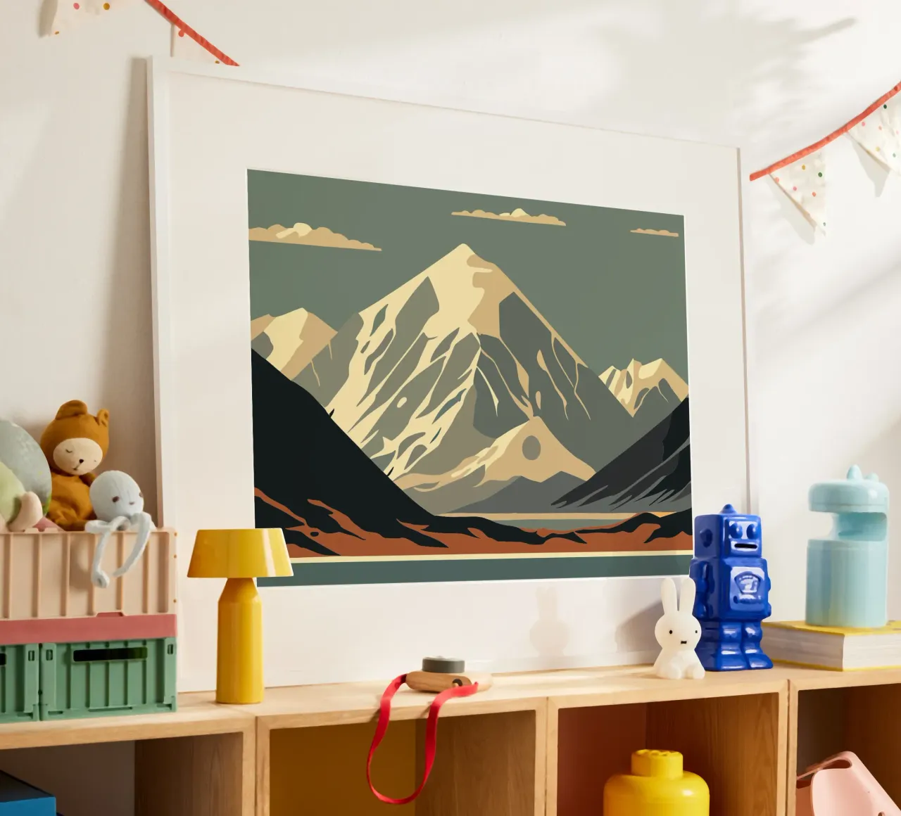 moutain in ice poster da mip of map