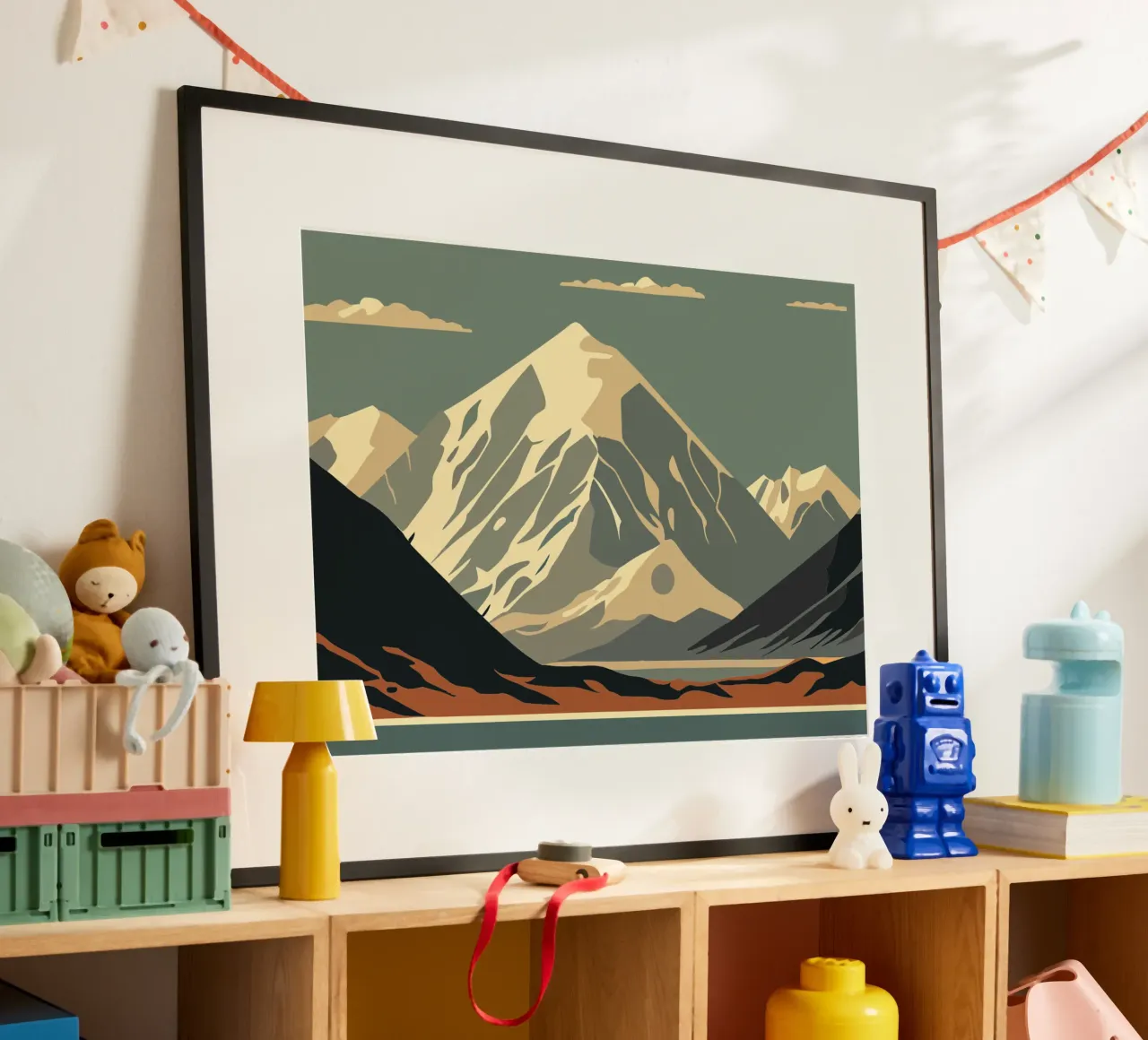 moutain in ice poster da mip of map