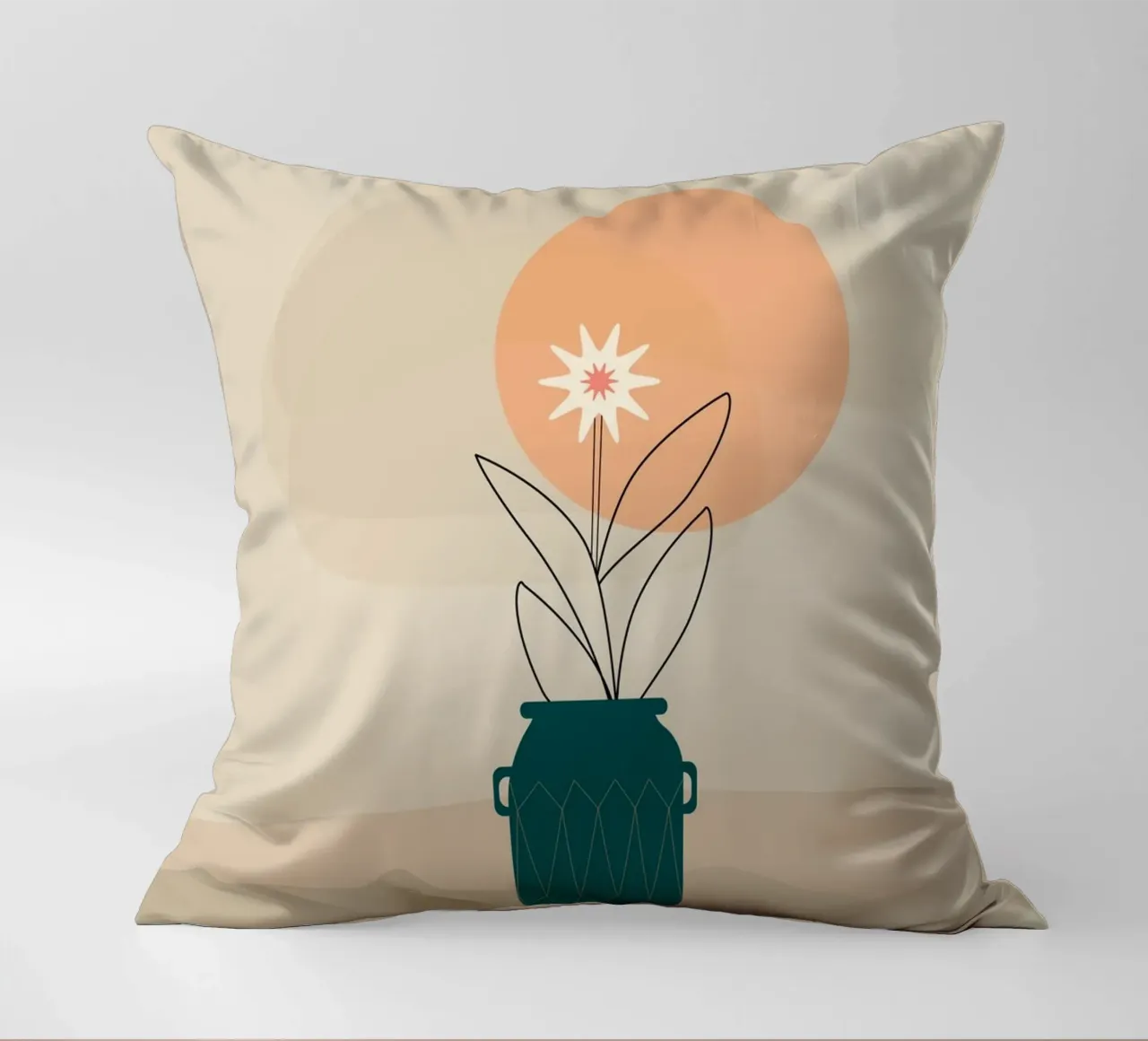 canvas vase art in shadow cuscino da mip of map