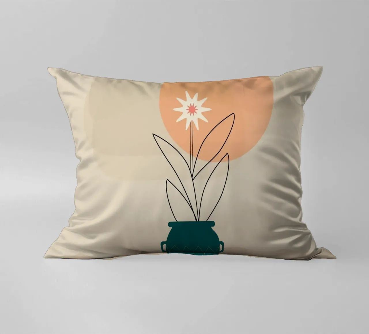 canvas vase art in shadow cuscino da mip of map