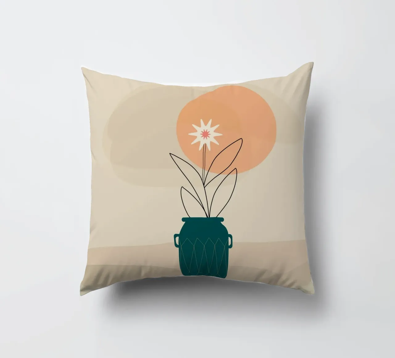 canvas vase art in shadow cuscino da mip of map