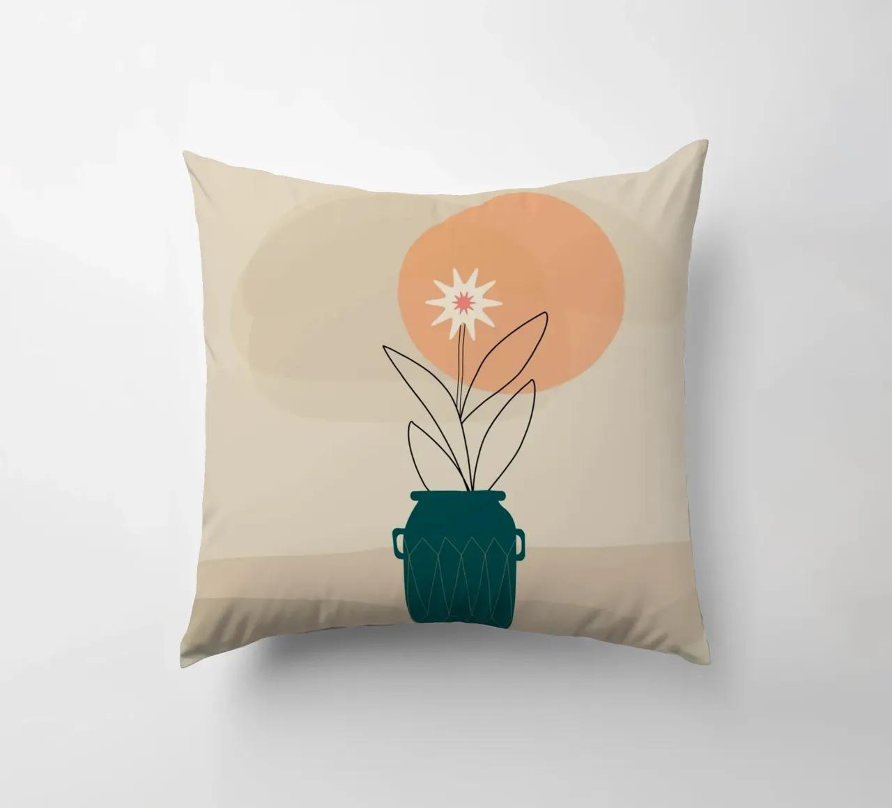 canvas vase art in shadow cuscino da mip of map