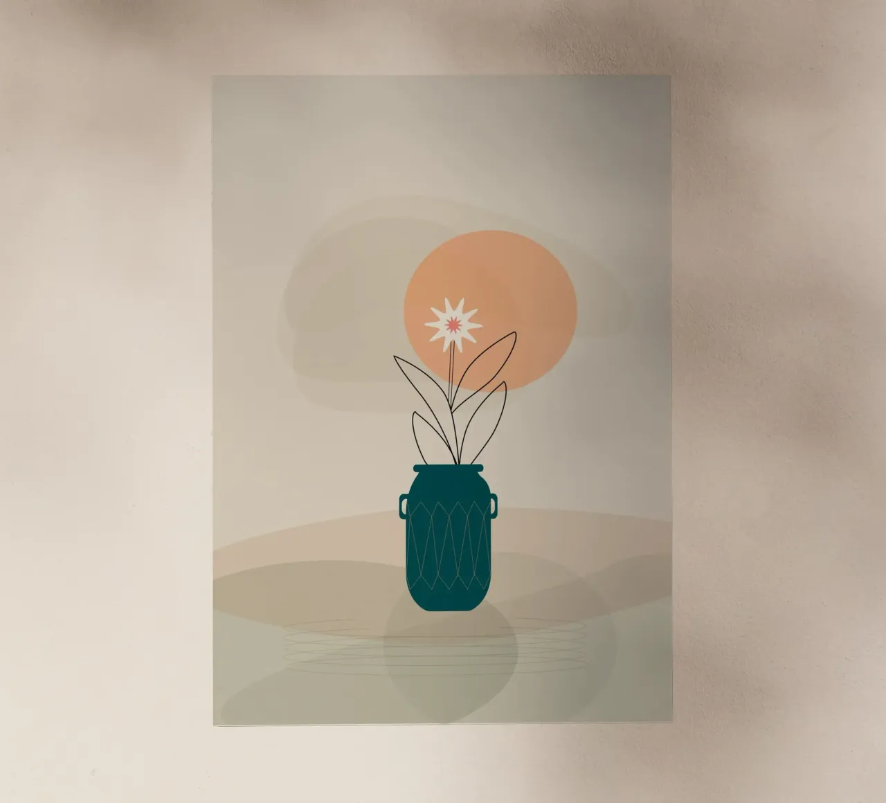canvas vase art in shadow pellicola backlit da mip of map