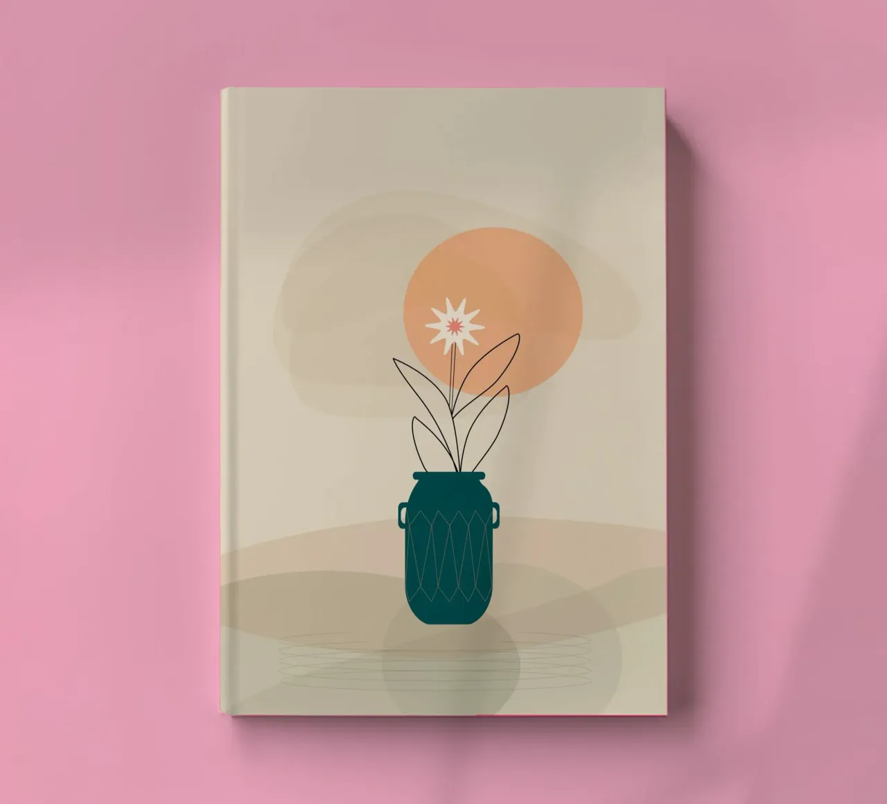 canvas vase art in shadow notebook by mip of map