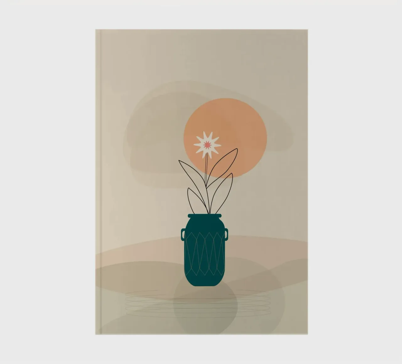 canvas vase art in shadow notebook by mip of map