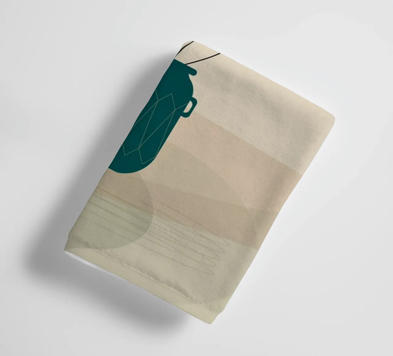 canvas vase art in shadow asciugamano da bagno da mip of map