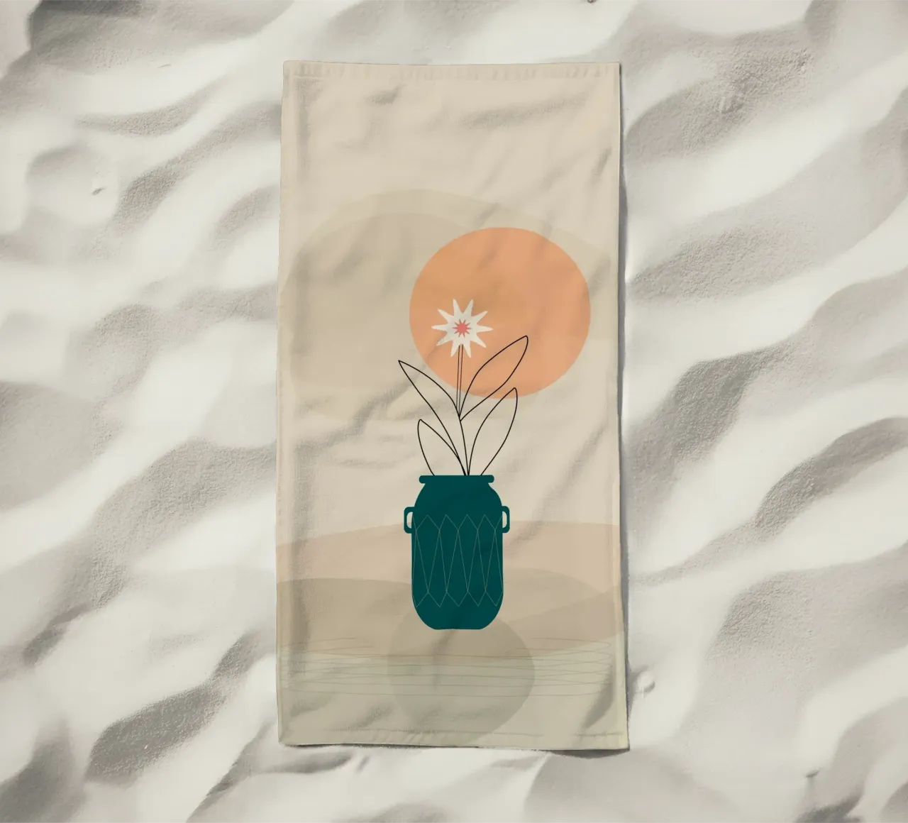 canvas vase art in shadow telo mare da mip of map
