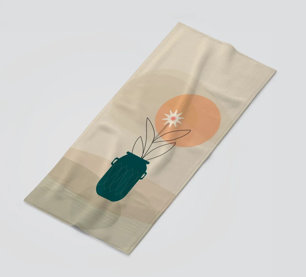canvas vase art in shadow telo mare da mip of map
