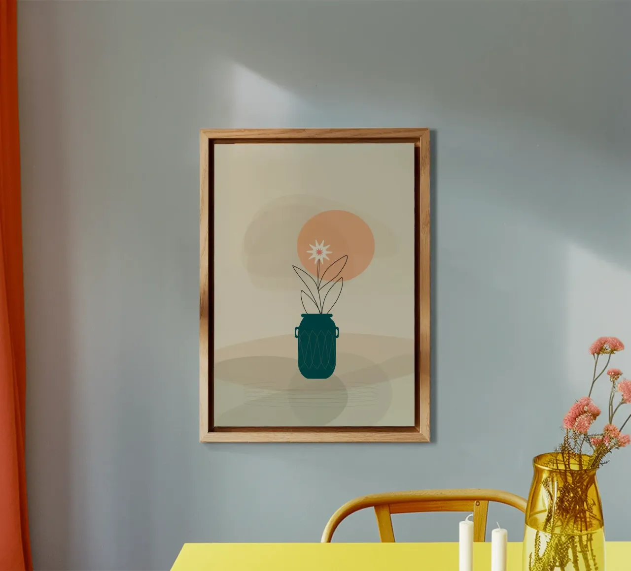 canvas vase art in shadow alluminio dibond da mip of map