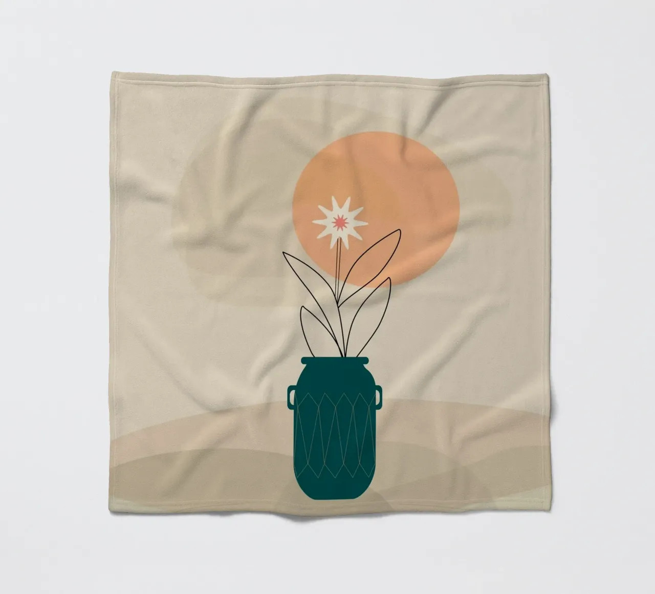 canvas vase art in shadow coperta in pile da mip of map