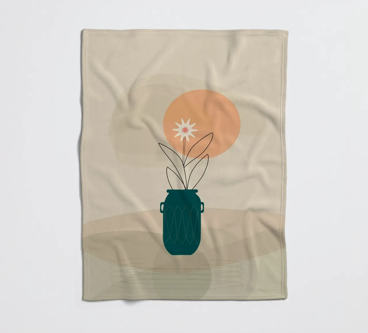 canvas vase art in shadow coperta in pile da mip of map