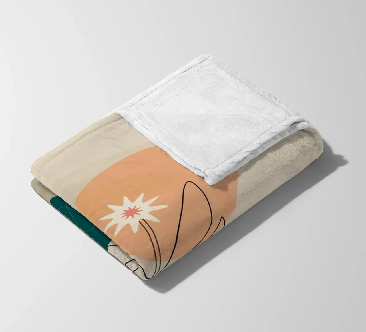 canvas vase art in shadow coperta in pile da mip of map