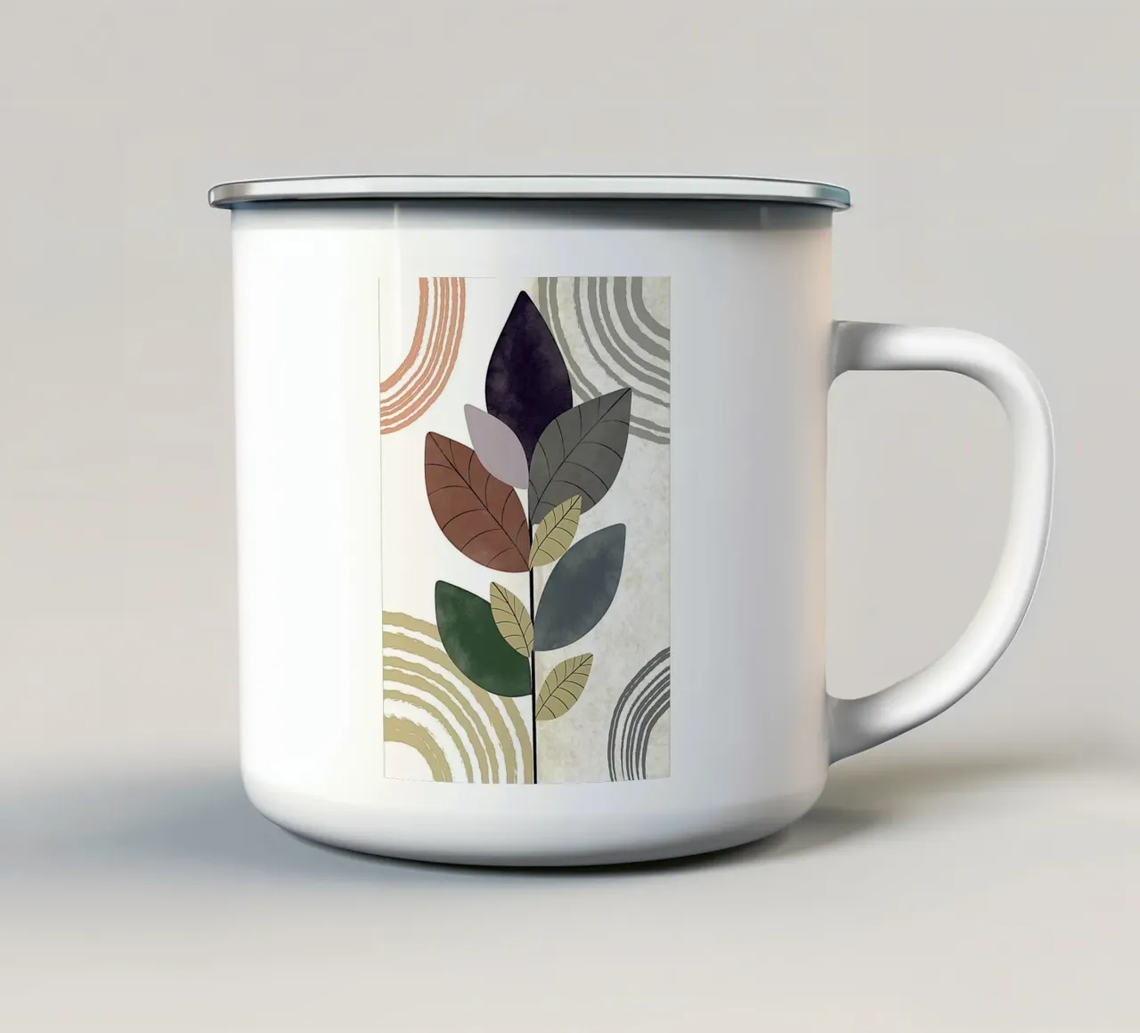 canvas flower tazza in smalto da mip of map