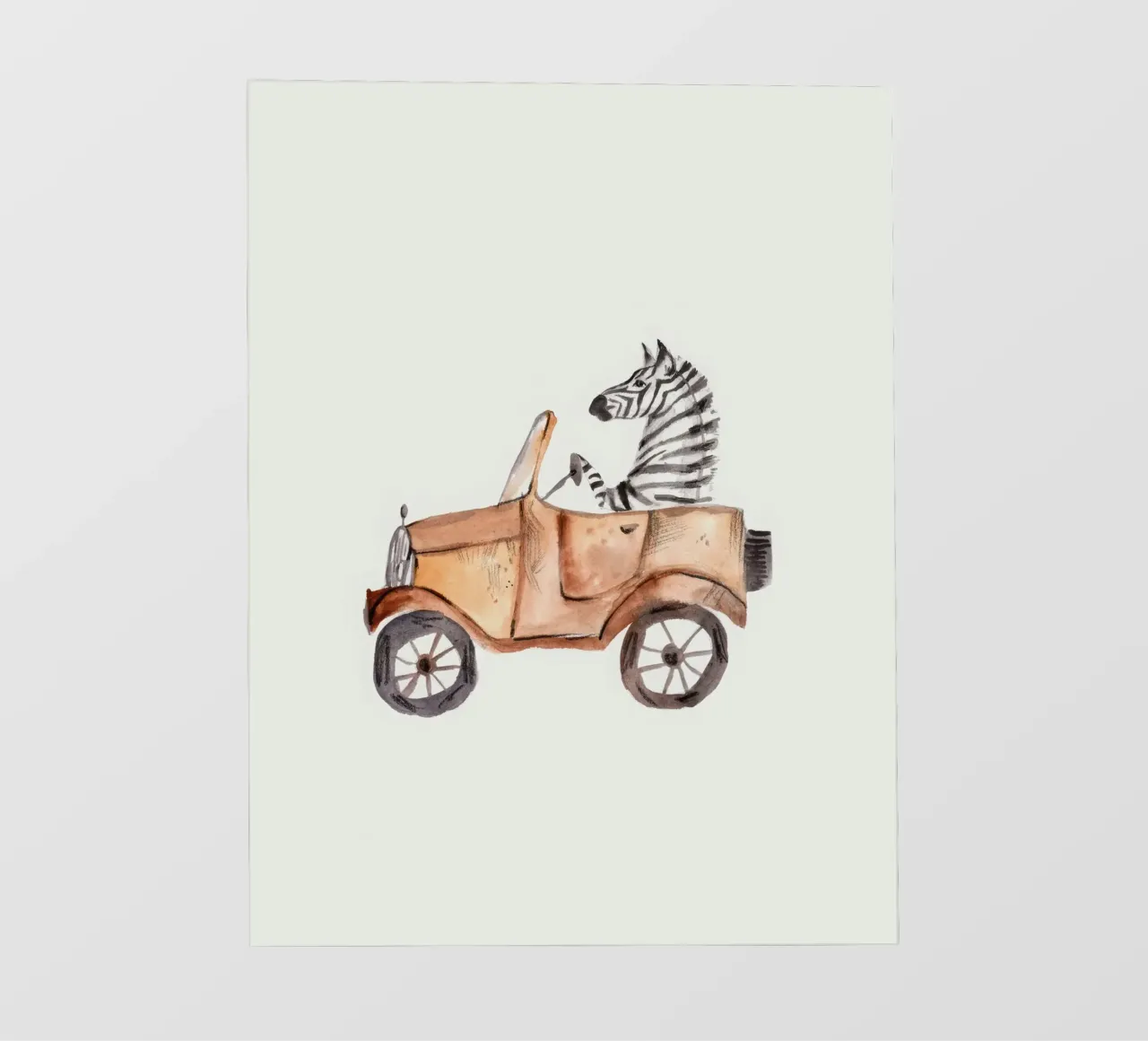 Zebra in car telo in pvc da muench benjamin