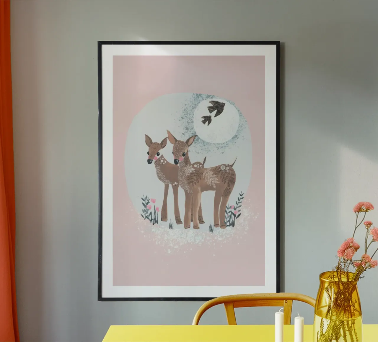 Lisa Dolson - Rehe Poster von muench benjamin