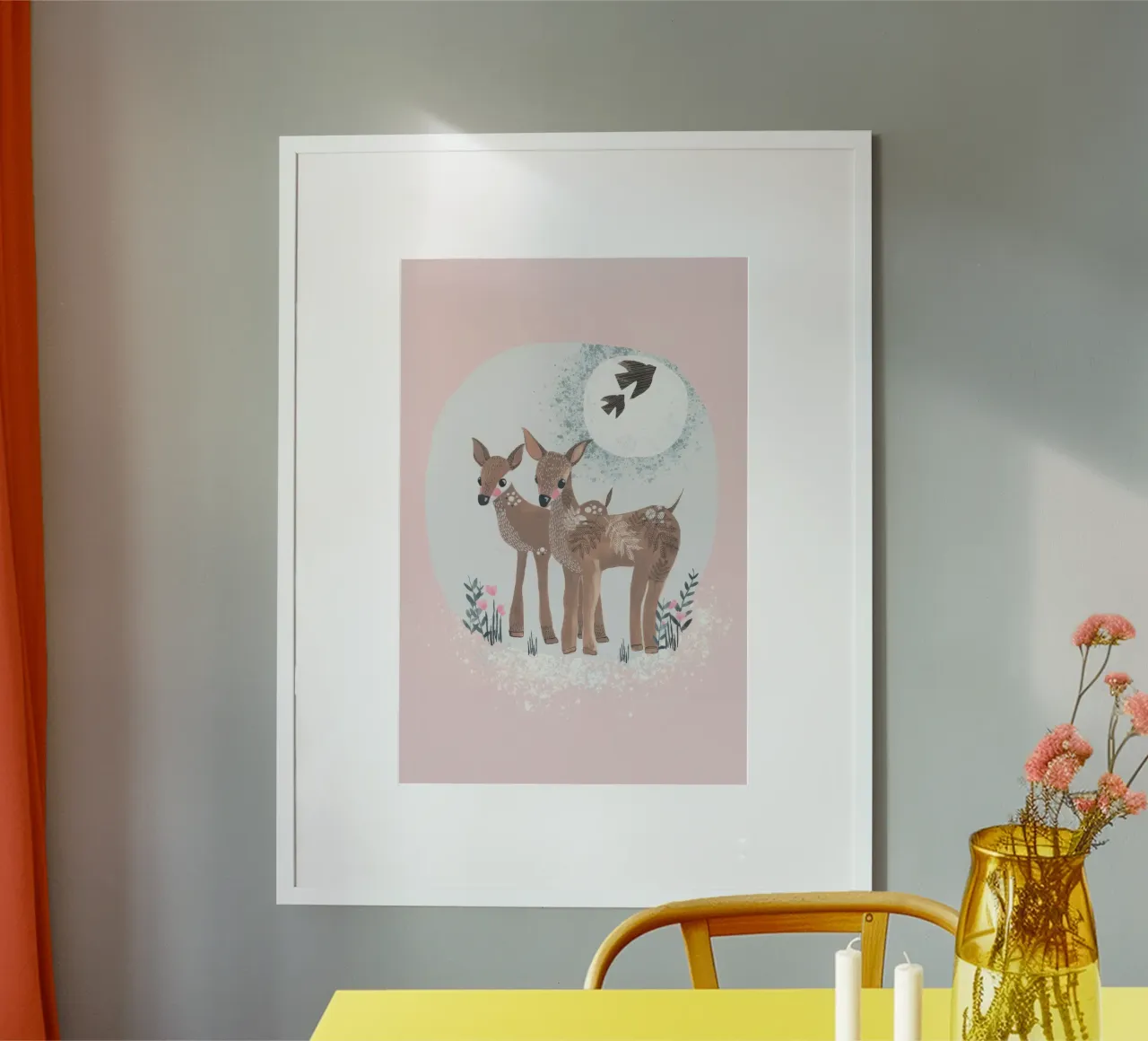 Lisa Dolson - Rehe Poster von muench benjamin
