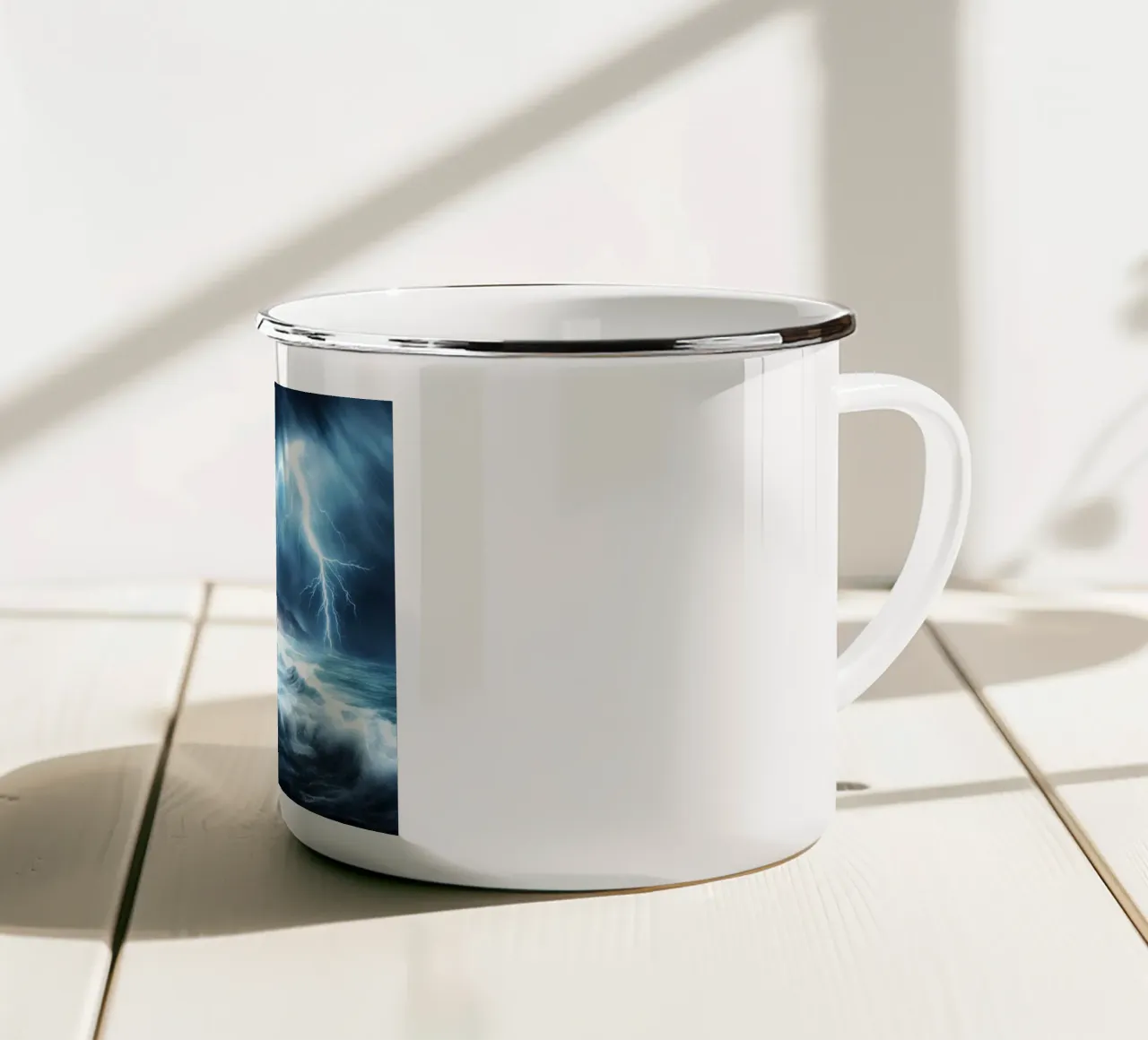the storm with city tazza in smalto da mip of map