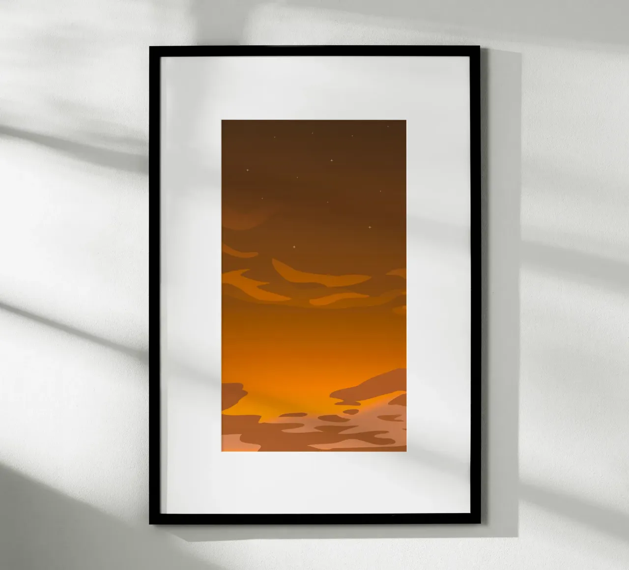 art of night poster da mip of map