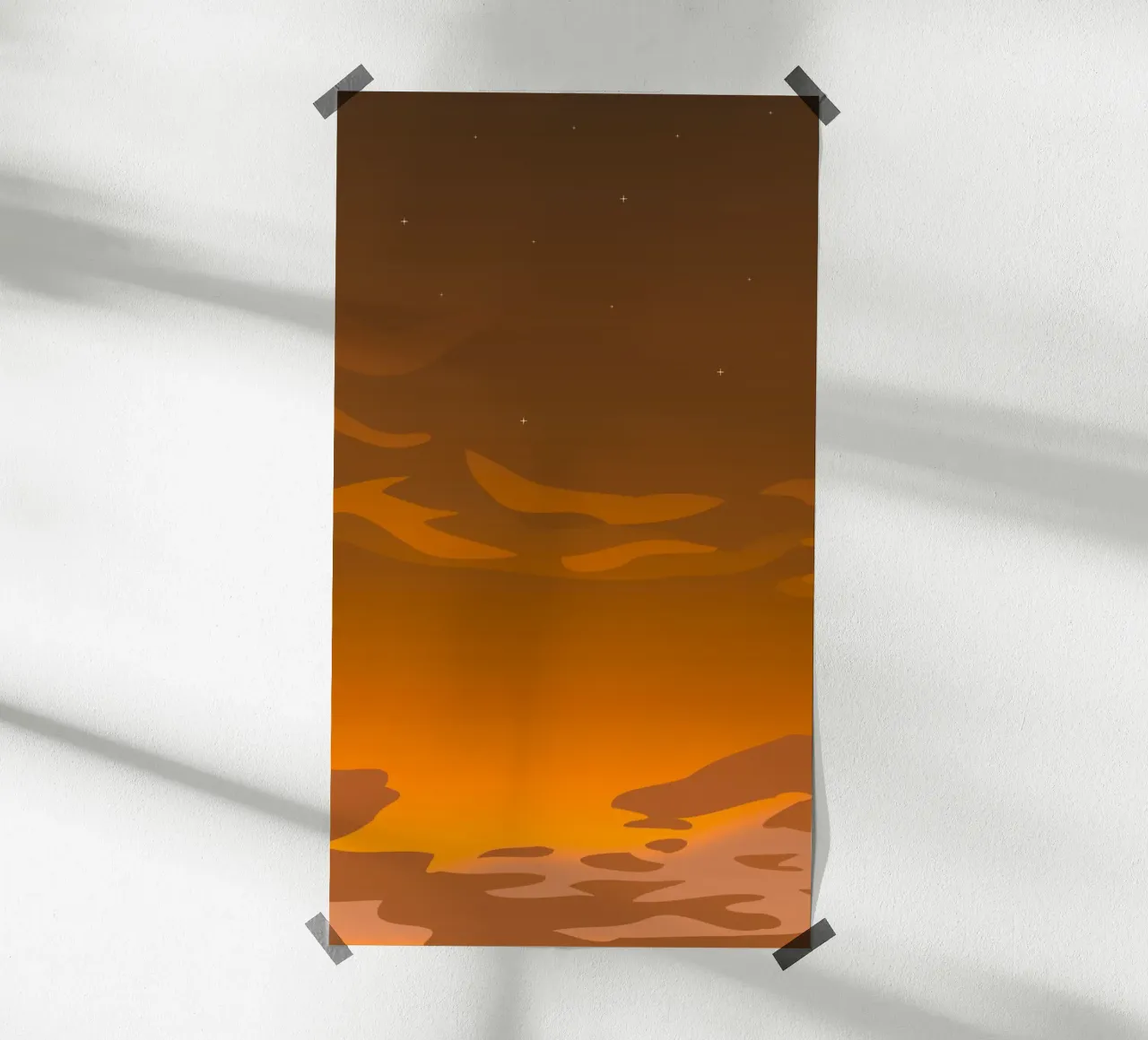 art of night poster da mip of map