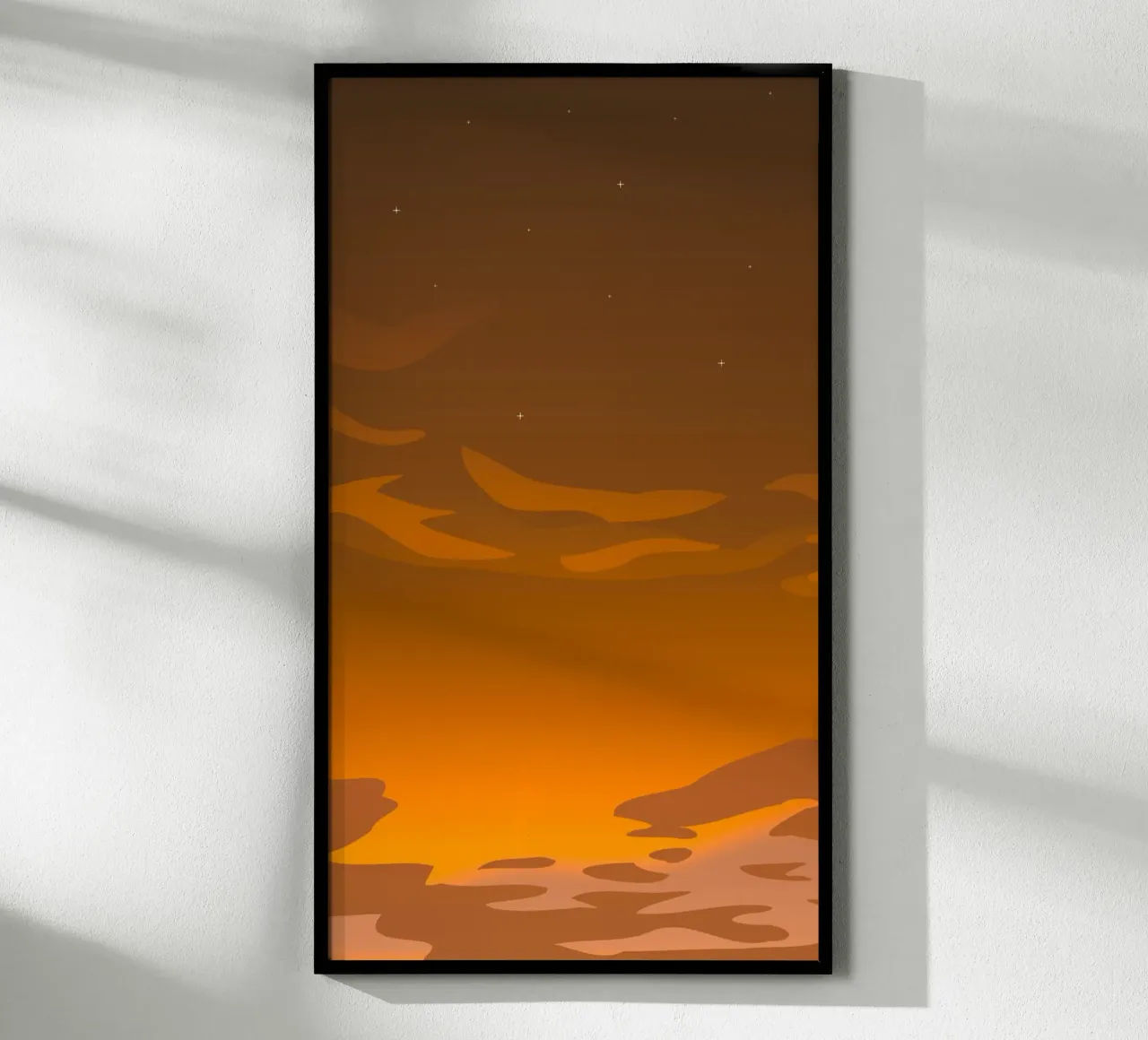 art of night poster da mip of map