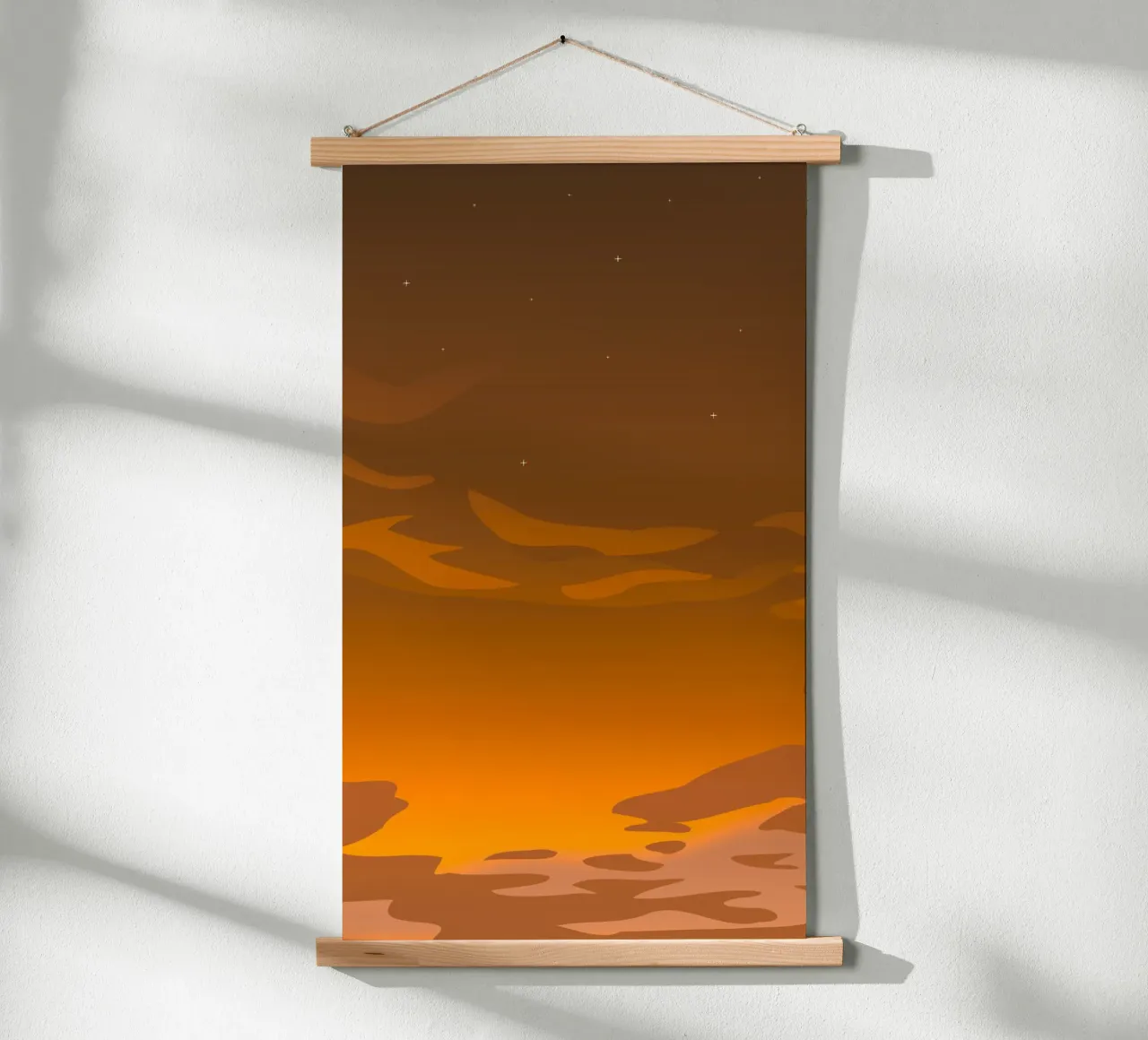 art of night poster da mip of map