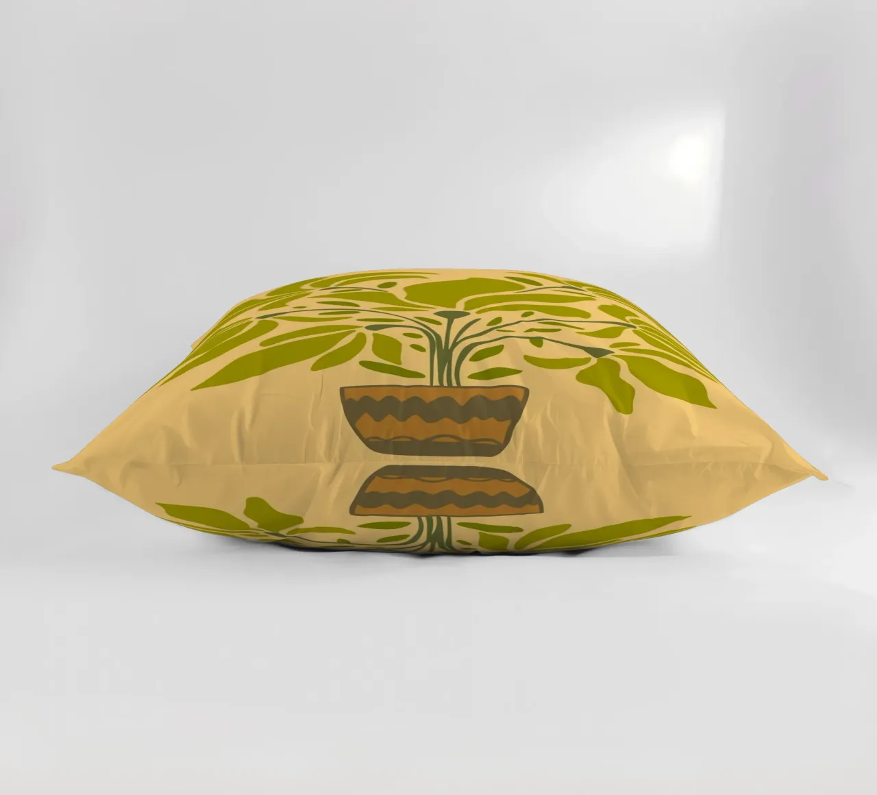 canvas vase cuscino da mip of map