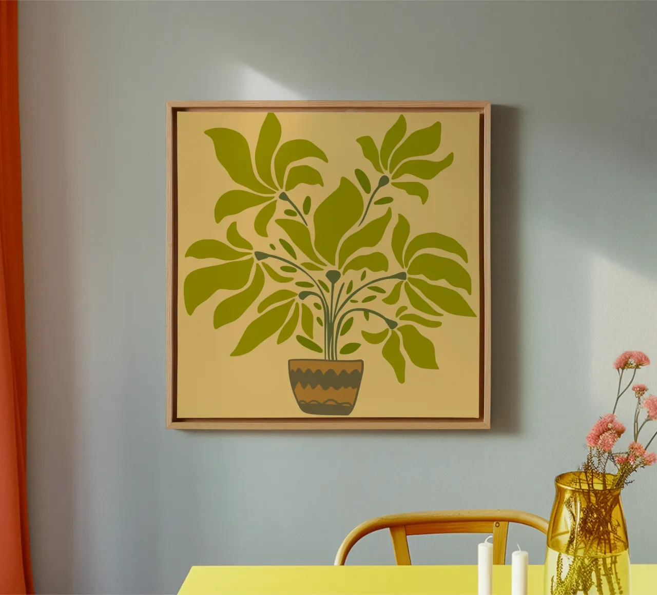 canvas vase tela con Cornice a cassetta da mip of map