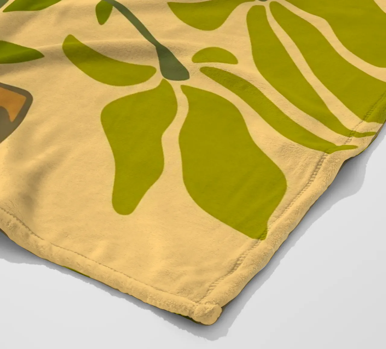 canvas vase coperta in pile da mip of map