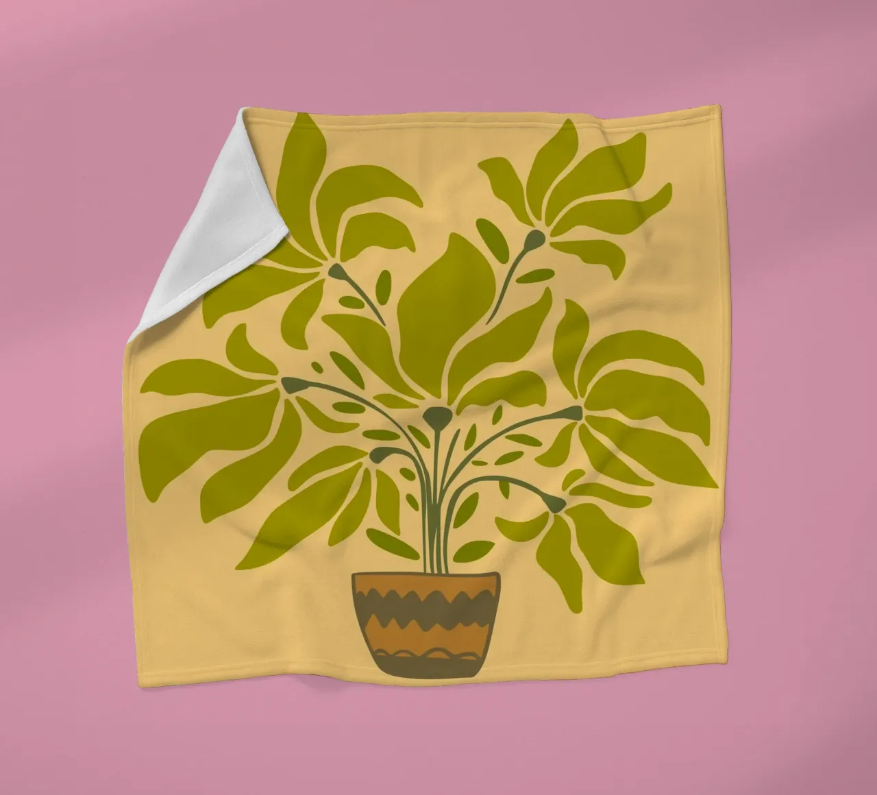 canvas vase coperta in pile da mip of map